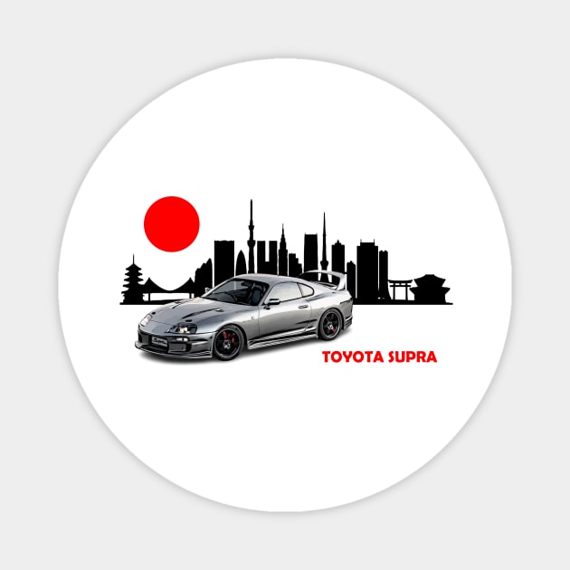 Toyota Supra MK4 Magnet by T-JD